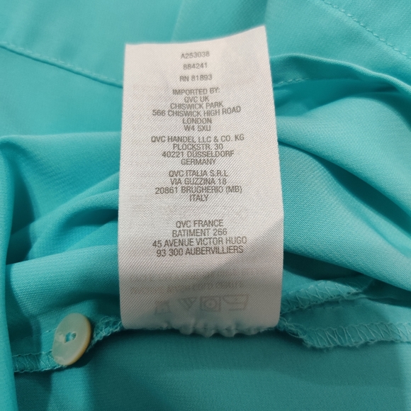 Susan Graver Long blouse - Picture 9 of 11